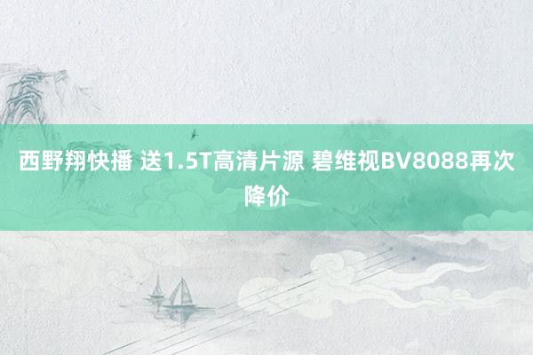 西野翔快播 送1.5T高清片源 碧维视BV8088再次降价